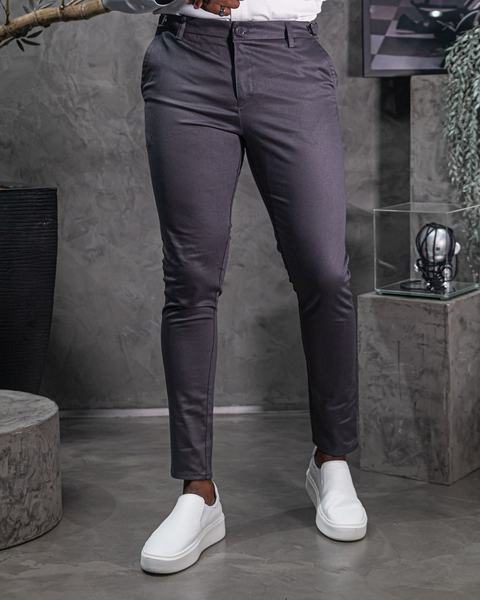 Calça cinza best sale alfaiataria