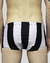 Imagem do Sunga Paradise Summer Black And White Striped