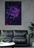 Quadro Paradise Purple Dollar Art na internet