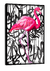 Quadro Paradise Graphite Pink Flamingo - comprar online