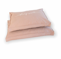 CAMA PERROS "SLEEP WELL" ROSA