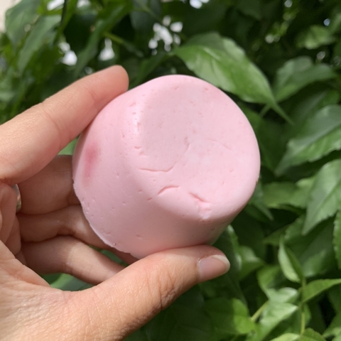 Shampoo Sólido Hibisco y Rosa Mosqueta (Cabello equilibrado)