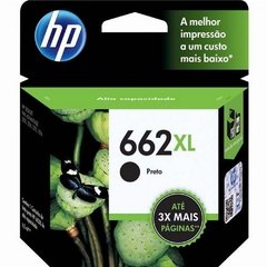 Cartucho de Tinta HP 662XL Preto Original CZ105AB 6,5ml - comprar online