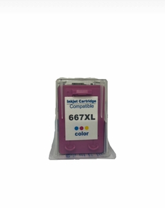 Cartucho de Tinta Compatível com 667XL Color 16ml