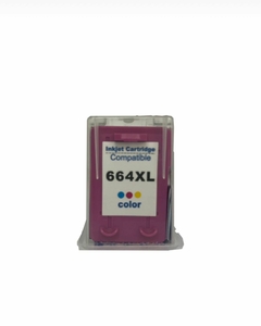 Cartucho de Tinta Compatível com HP 664XL Colorido 12ml
