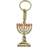 Chaveiro Menorah Judaico Jerusalém Chama de Fogo Metal Dourado - comprar online