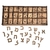 Alef-Bet Alfabeto Hebraico Completo 5 Letras de Cada + Caixinha organizadora