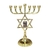 Menorah Magen Davi Dourada 16cm c/ Pingente Birkat Cohanim