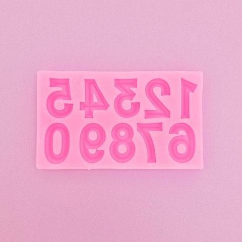 MOLDE DE SILICONA NUMEROS PIRAMIDE