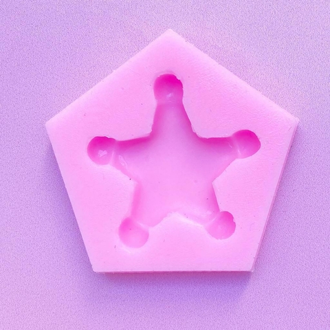 MOLDE DE SILICONA ESTRELLA SHERIFF