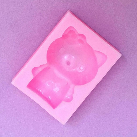 MOLDE DE SILICONA HELLO KITTY