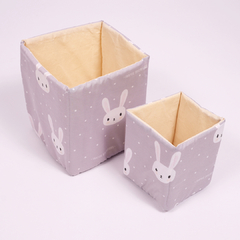 Cubo x2 Organizador CONEJO GRIS