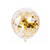 Globos con confetti dorado x 5