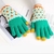 Guantes Flowers verde