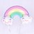 Globo arcoiris pastel 90 cm en internet