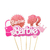 Toppers Barbie x 5