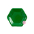Platos Hexa Verde x6