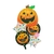 Set de 5 globos Halloween calabaza