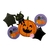 Set de 5 globos Halloween Calabaza y gatito