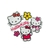 Stickers troquelados Hello Kitty x 12