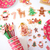 Plancha de Stickers Navidad de Jengibre x4 en internet