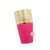 Vasos linea gold fucsia x 10