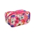 Cartuchera doble flores fucsia - comprar online