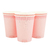 Vasos Doily Rosa x 8