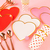 Platos corazon rojo, rosa y blanco x 6 - comprar online