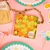 Cajita de confetti Naranja y verde - comprar online