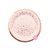 Plato rosa con estrellas goldrose 18 cm x 8