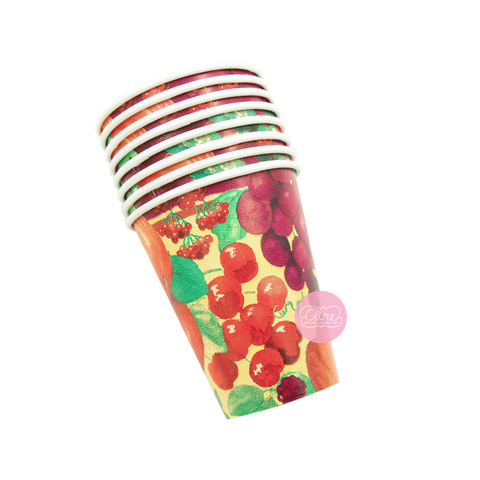 Vasos Frutas x 8