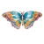 Globo Mariposa celeste 95 cm