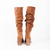 Bota de Caña Alta en Gamuza Suela Art 23565 - tienda online