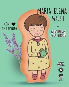 MUÑECO ALMOHADÓN MARIA ELENA WALSH CON ❤ DE LAVANDA