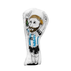 MINI MUÑECO MESSI ALMOHADON PARA PINTAR