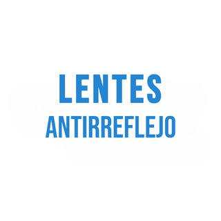 Lentes orgánicas con antirreflejo