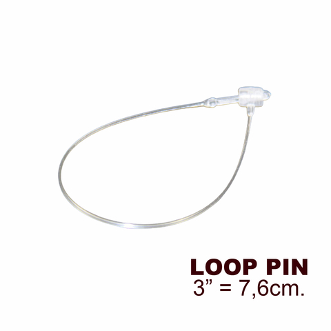 Precintos Manuales Loop Pins 3" - 7,6cm caja x5000