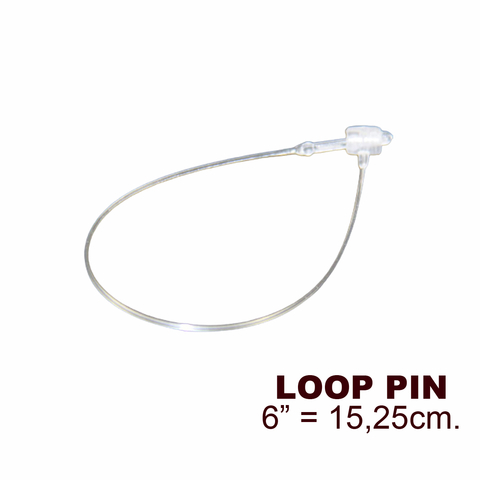 Precintos Manuales Loop Pins 6" - 15,25cm caja x5000