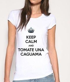 Playera Keep Calm Tomate Una Caguama