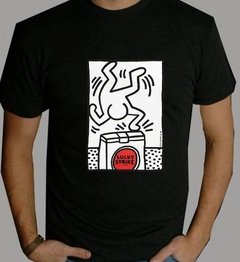 Playera Camiseta Keith Haring Arte Pop Lucky Strike (unisex)