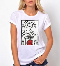 Playera Camiseta Keith Haring Arte Pop Lucky Strike (unisex) en internet
