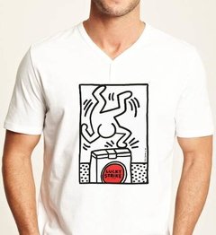Playera Camiseta Keith Haring Arte Pop Lucky Strike (unisex) - comprar en línea