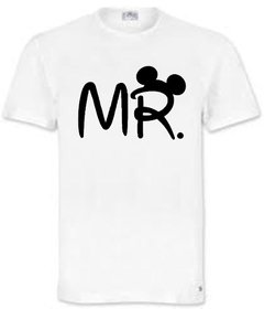 2 Playeras Disney Mickey Minnie Mr Y Mrs 100% Calidad - comprar en línea