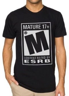 Playeras, Camiseta Mature Rating +17 Videojuegos, Contenido - comprar en línea