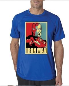 Player Camiseta Iron Man Poster Traje Obey 100% Calidad - comprar en línea