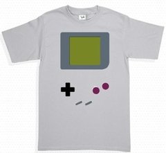 Playera Game Boy Color Original Clasico Gris Advance Pocket