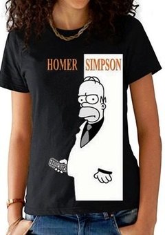 Playera O Camiseta Homero Scarface Simpson Todas Las Tallas! - comprar en línea
