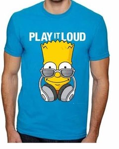 Playera Bart Simpson El Barto Con Audifonos Cool Play - comprar en línea