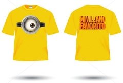 Playera Camiseta Minion Ojo Mi Villano Favorito 1 O 2 - comprar en línea